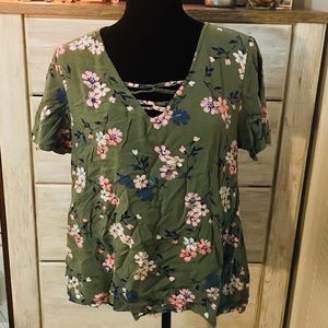 SO Floral Top LARGE